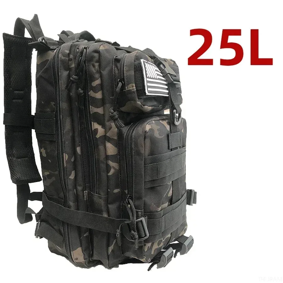 Long-Lasting Waterproof Tactical Backpack Durable Gear for Outdoor Adventures User-Friendly