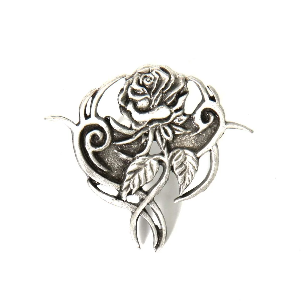 Outstanding Milwaukee Leather MLP9206 Tribal Rose Pin For Jackets Vest Hats and Clothing Carefully Designed