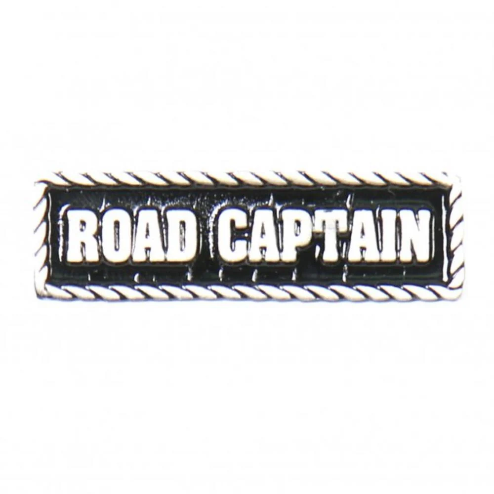 Verified Milwaukee Leather MLP9223 Road Captain Pin For Jackets Vest Hats and Clothing Specialty