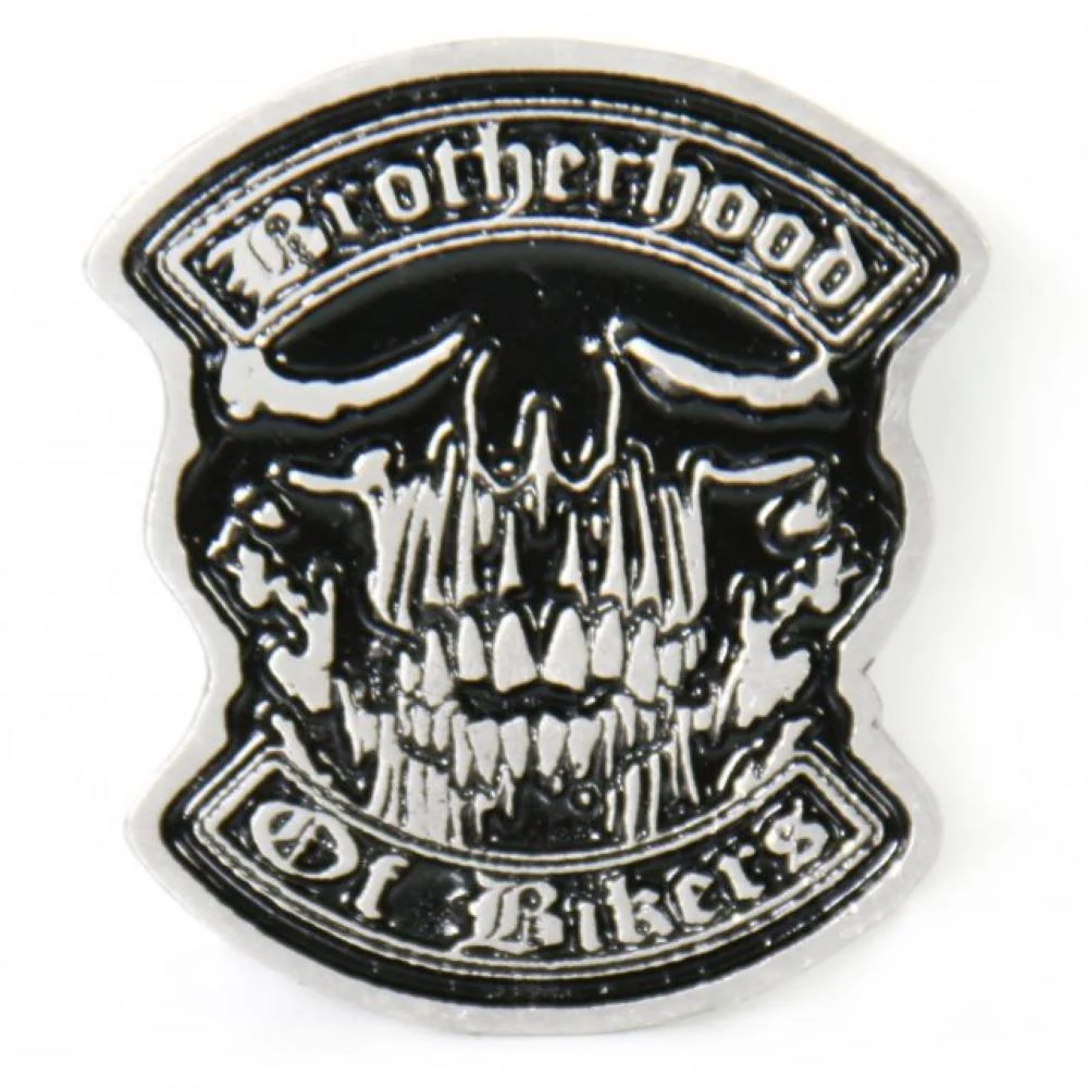 High-Performance Milwaukee Leather MLP9236 Brotherhood of Bikers Pin For Jackets Vest Hats and Clothing Traditional
