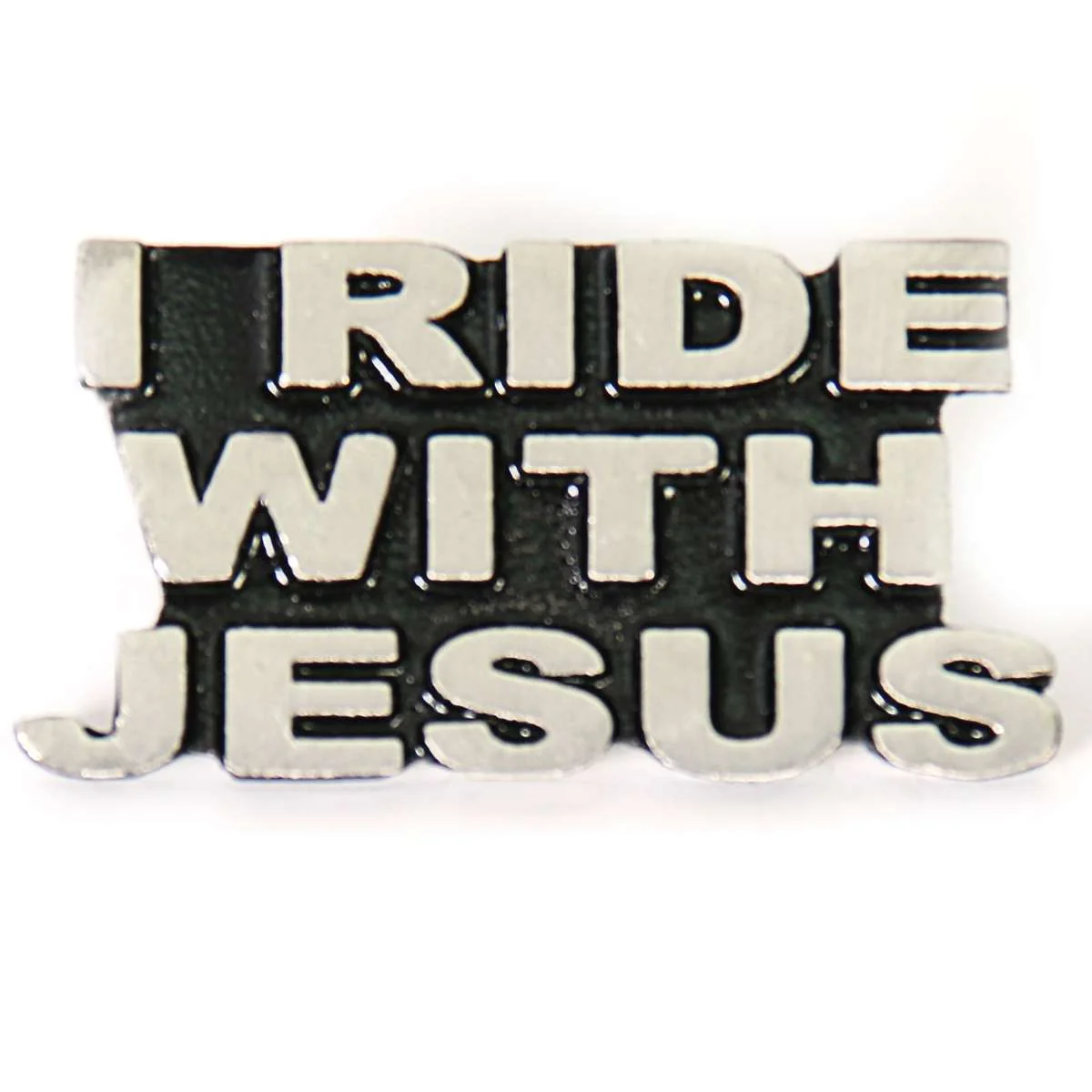 Contemporary Milwaukee Leather MLP9218 I Ride With Jesus Pin For Jackets Vest Hats and Clothing Refined