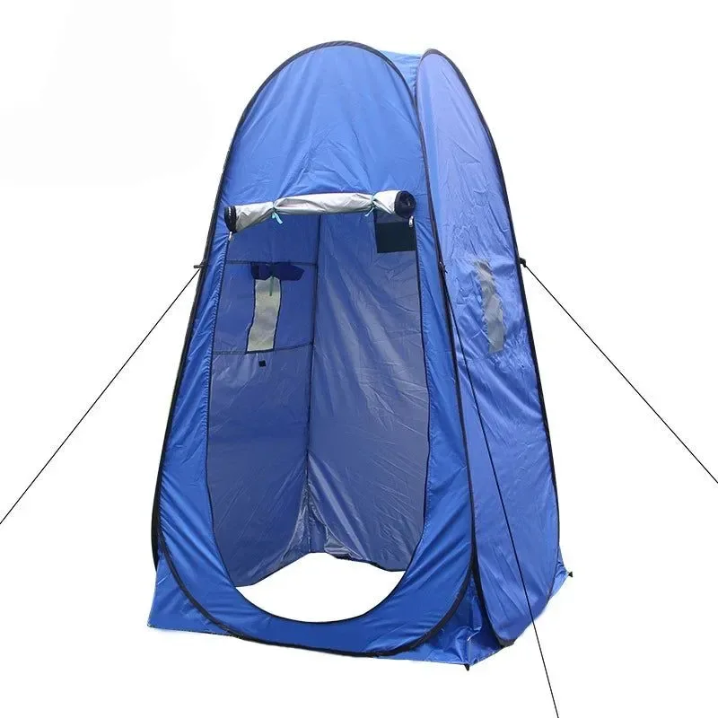 Certified Single Hide Portable Privacy Shower Toilet Camping Pop Up Tent - UV Function Outdoor Dressing Photography Fishing Recyclable