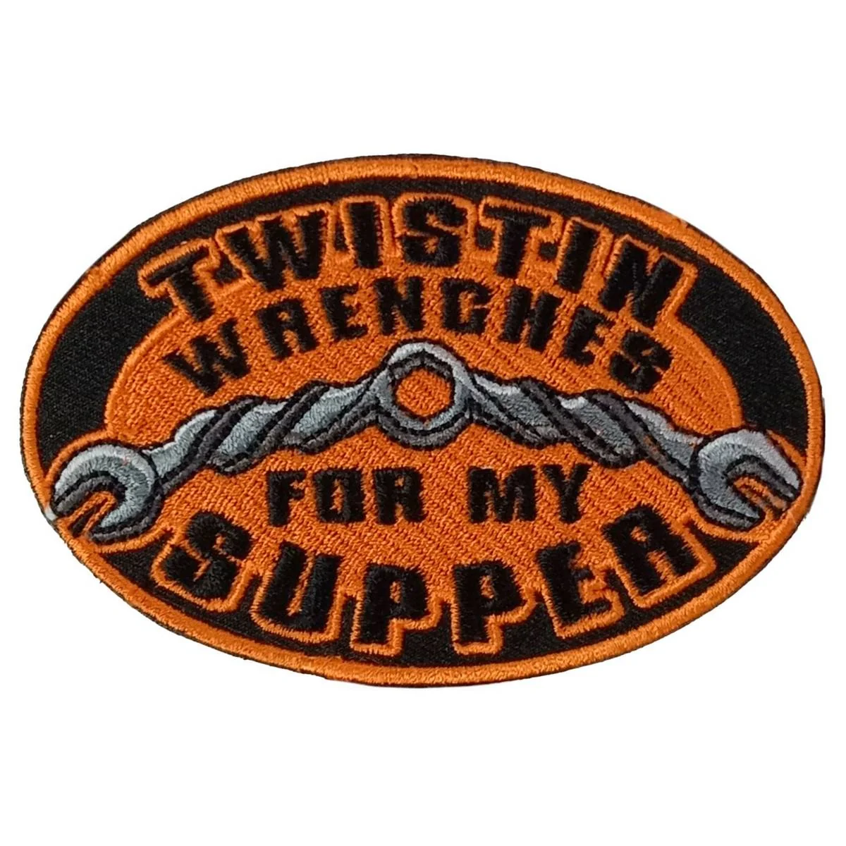 Comfortable Hot Leathers Twistin Wrenches 4 X 2.5 Embroidered Patch PPW1262 Original Design