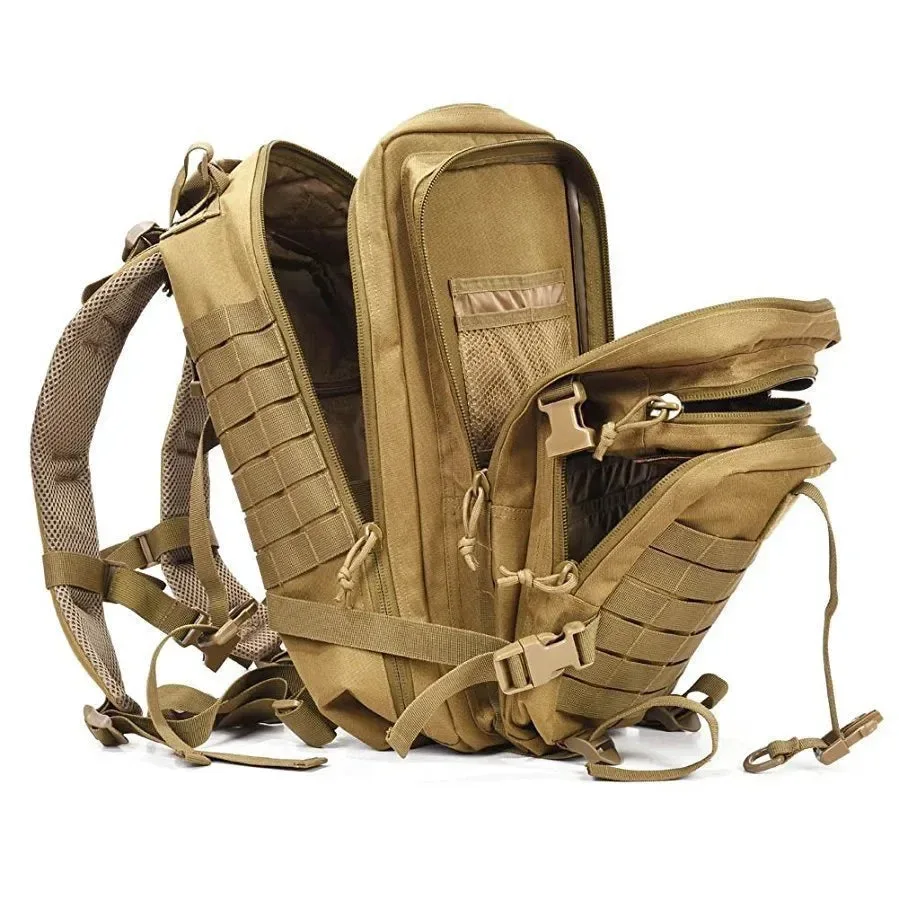 Organic 30L 50L Tactical Waterproof Backpack - 1000D Nylon Outdoor Rucksack for Camping Hiking and Hunting Premium Material