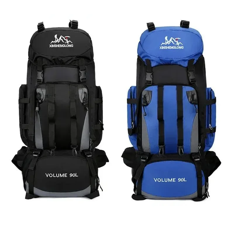 Casual Explore ly with the 90L Waterproof Camping Backpack Organic