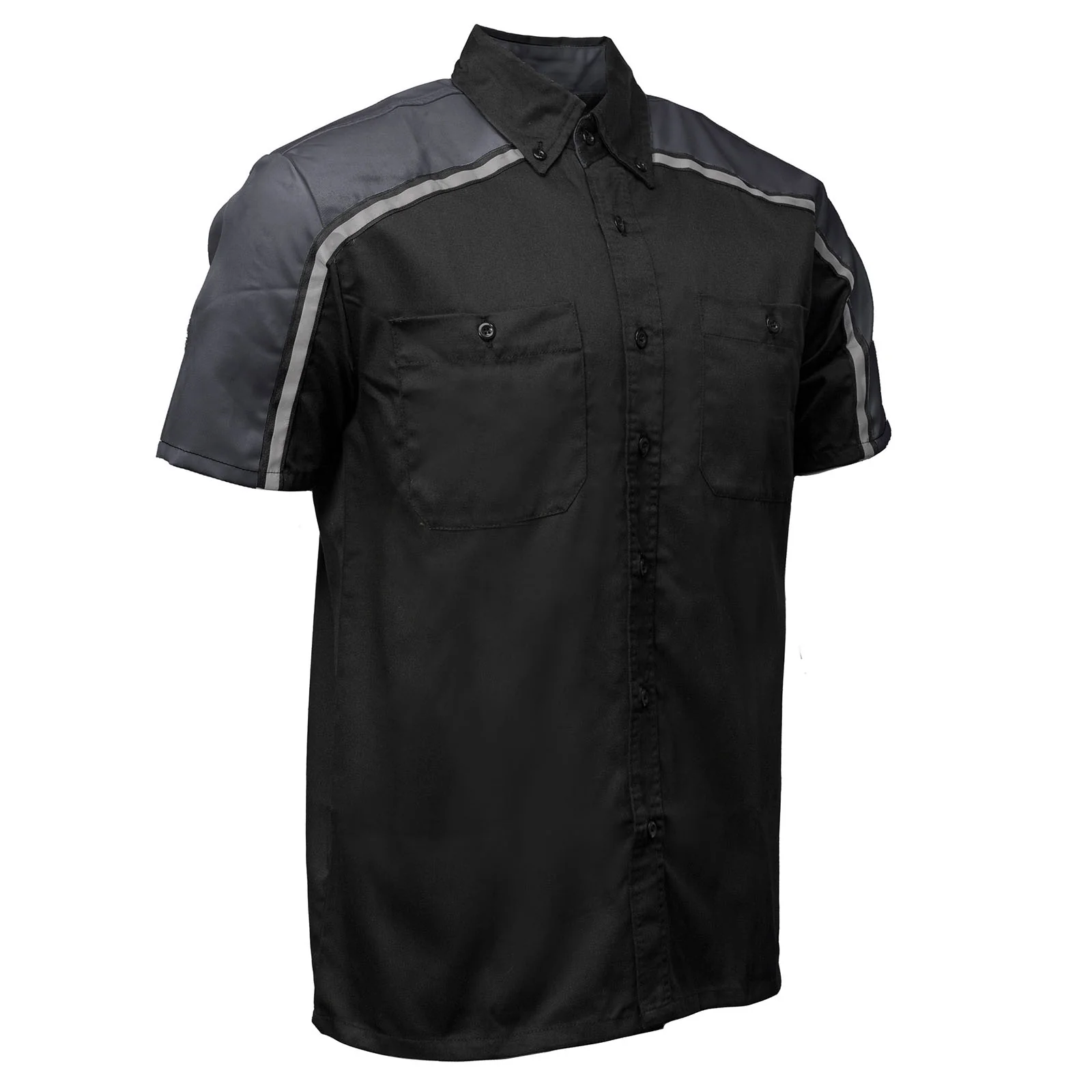 Quality MMCC Men's Delco Gray Cotton Mechanic Shirt - MDM11601MMCC Delco Mechanic Shirt Modern