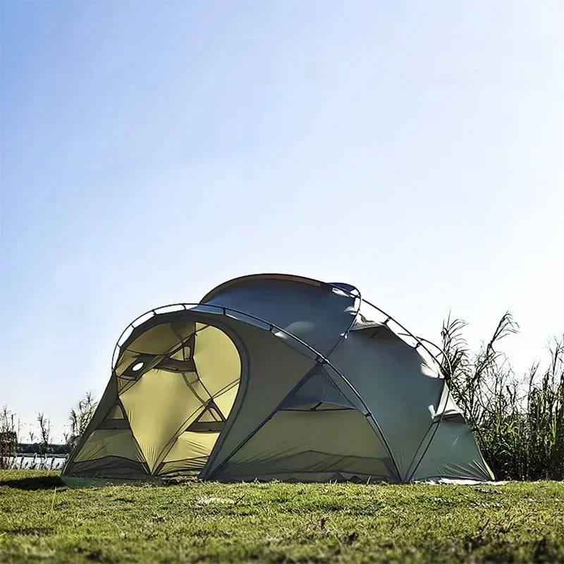 Safe Lightweight Dome Camping Tent Wind and Rain Shelter for 3-4 People Effective