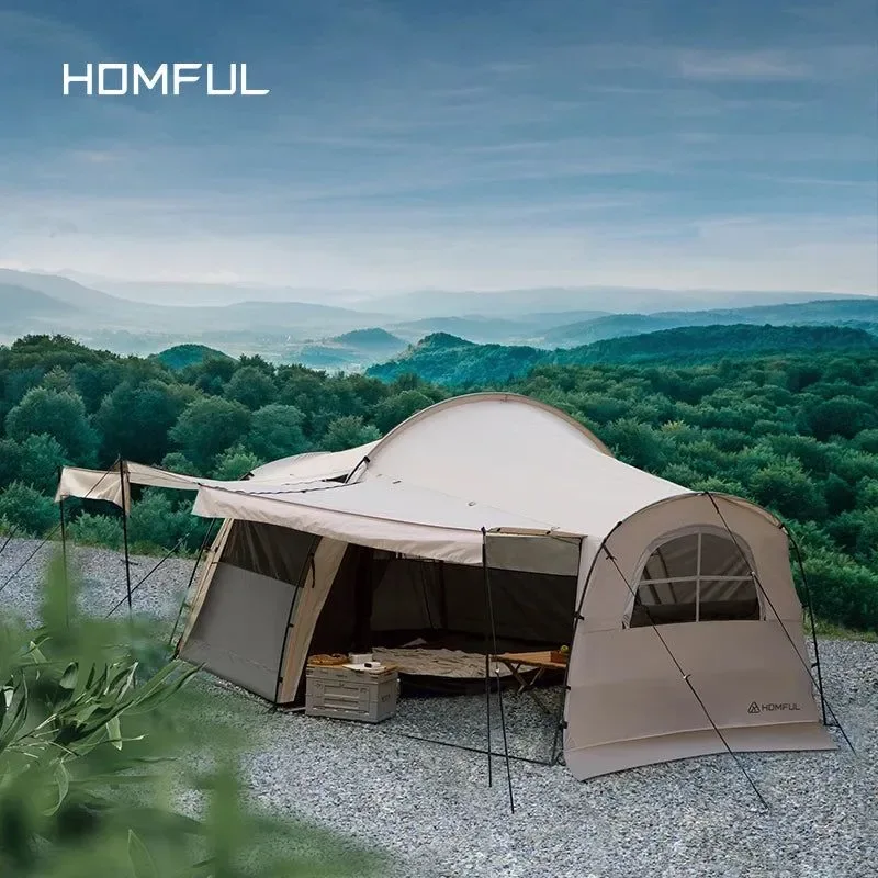 Secure Glamping Tunnel Tent Trendy