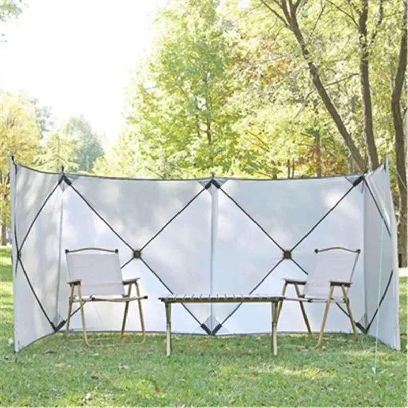 Fashionable Folding Outdoor Camp Windscreen Gas Stove Burner Shelter Windbreak Wall - Hiking Picnic Specialty