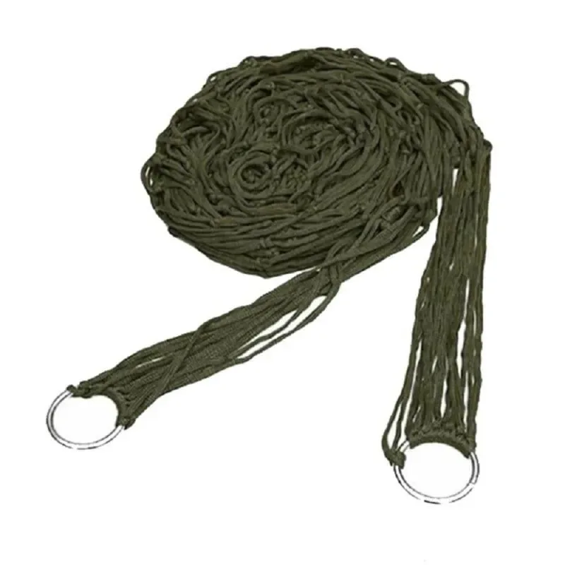 Fine Crafted Portable Outdoor Sport Hammock Mesh Net for Camping Garden Beach Travel Premium Material