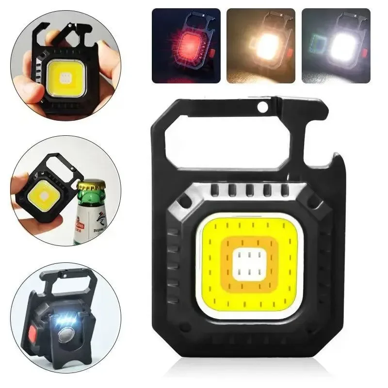 Lightweight Mini LED Flashlight Magnetic COB Outdoor Camping Pocket Work Light Contemporary