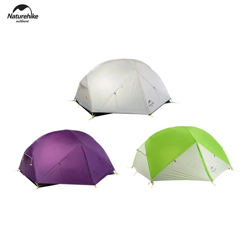 World-Class Mongar 20D Nylon Ultralight Hiking Adventure Tent - Waterproof Folding Camping Tent for 2 Persons Clean