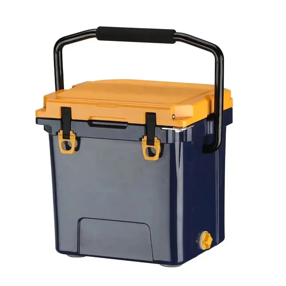 Elegant 13 Quart Rotomolded Picnic Cooler - Portable Insulated Waterproof Recyclable