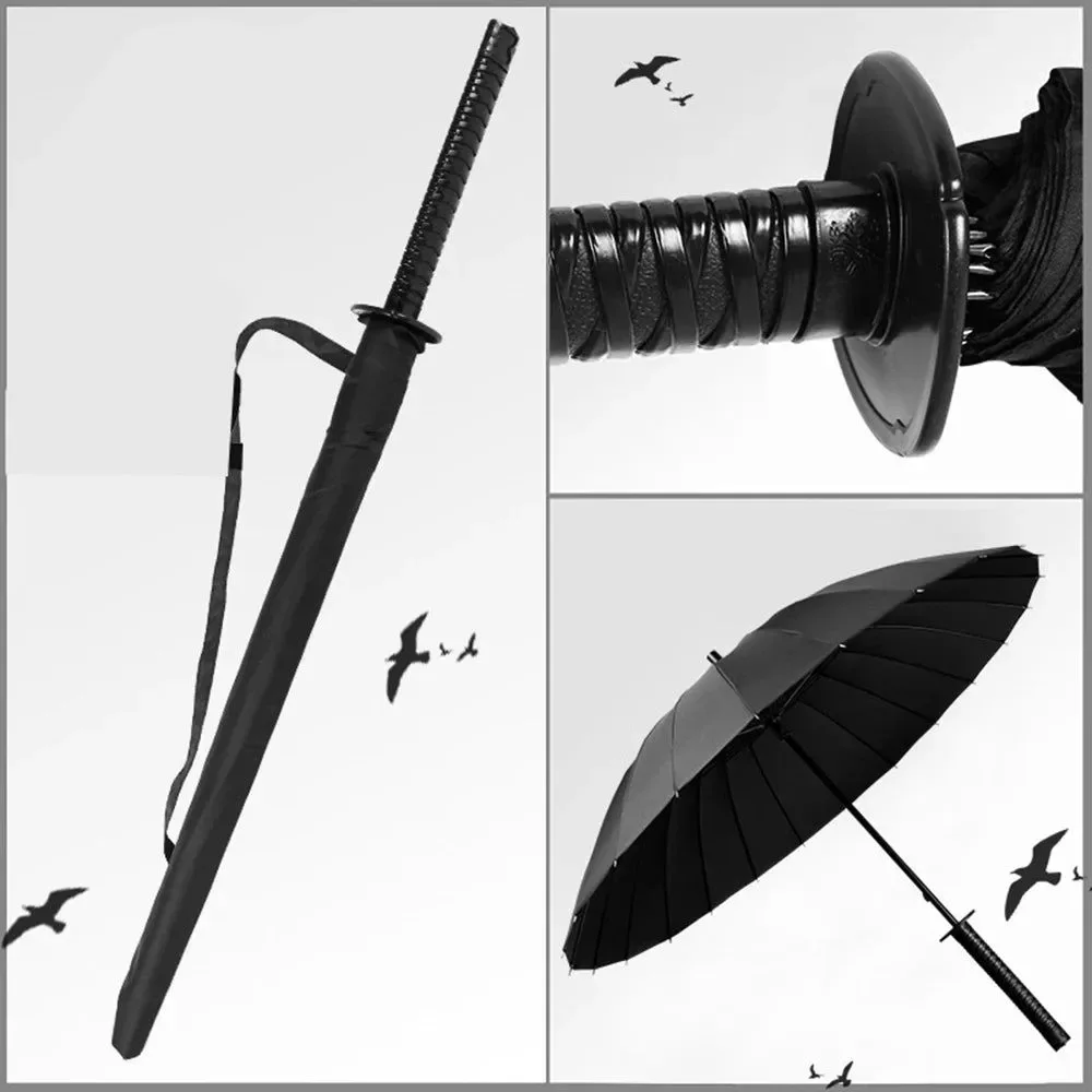 Original Samurai Katana Windproof Umbrella – Japanese Design Fully Automatic 8 16 24 Bone Multiple Styles Convenient