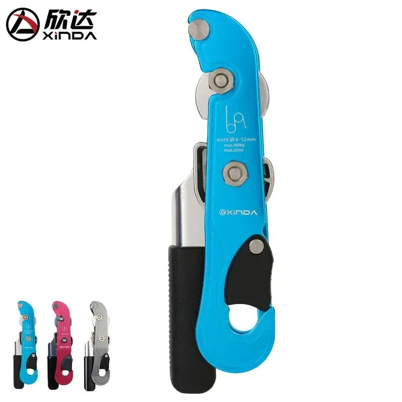 Carefully Designed Professional Handle-Control Descent Device for Rock Climbing - STOP Abseiling and Rappelling Brake Original Design