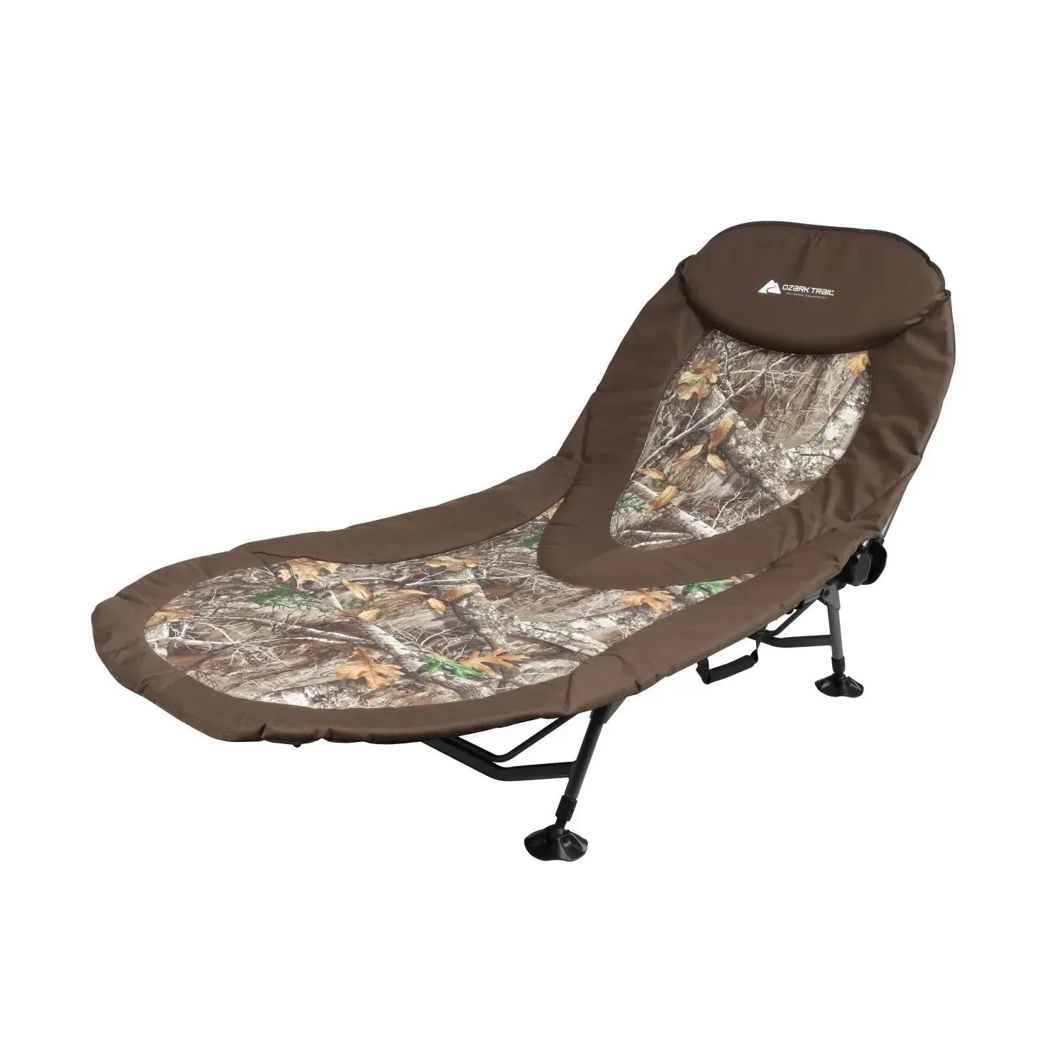 Lightweight Adjustable Camo Camping Cot – North Fork Folding Cot 77.9 L x 31 W Portable for Outdoor Use Flexible