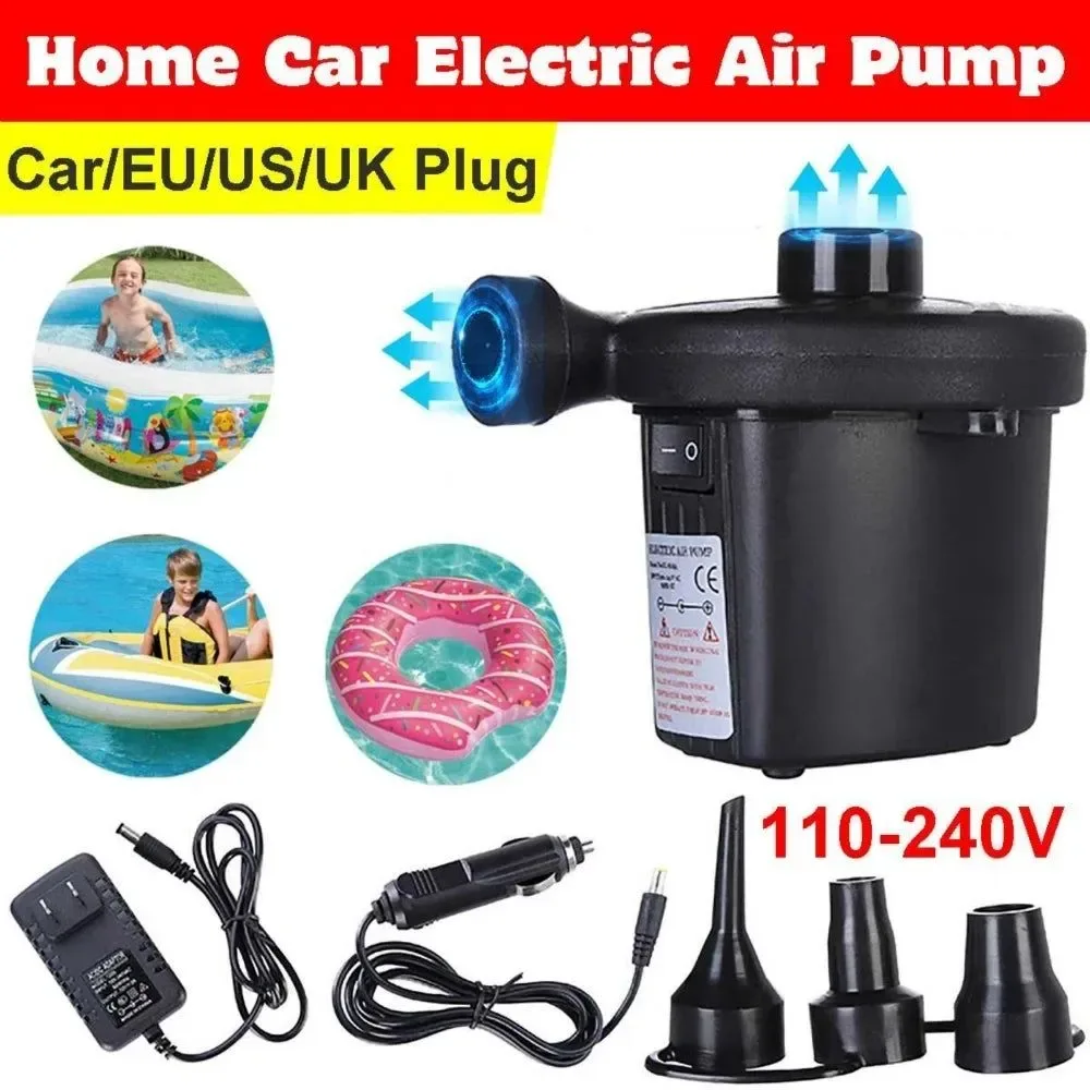 Environmentally Friendly 12V Portable Electric Air Pump – Inflator for Home Boat Mattress and Pool Fine Crafted