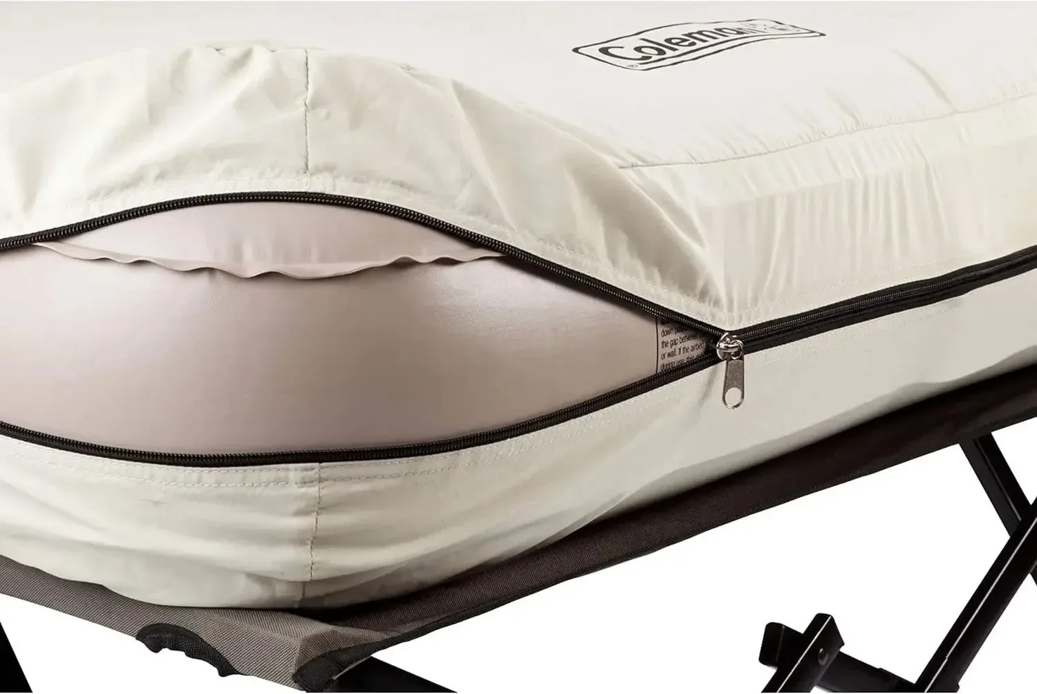 Next-Generation Coleman Camping Cot Combo – Folding Cot Air Mattress Side Table Pump for Comfortable Camping Reliable