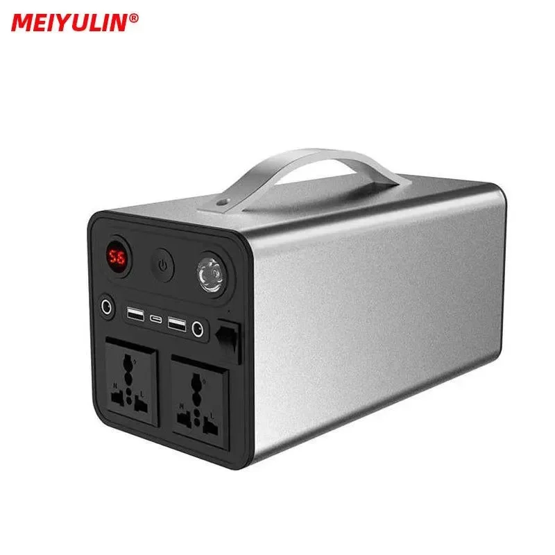 Solid 300W Portable Solar Power Station — 68000mAh LiFePO4 Battery for Camping Backup Authentic