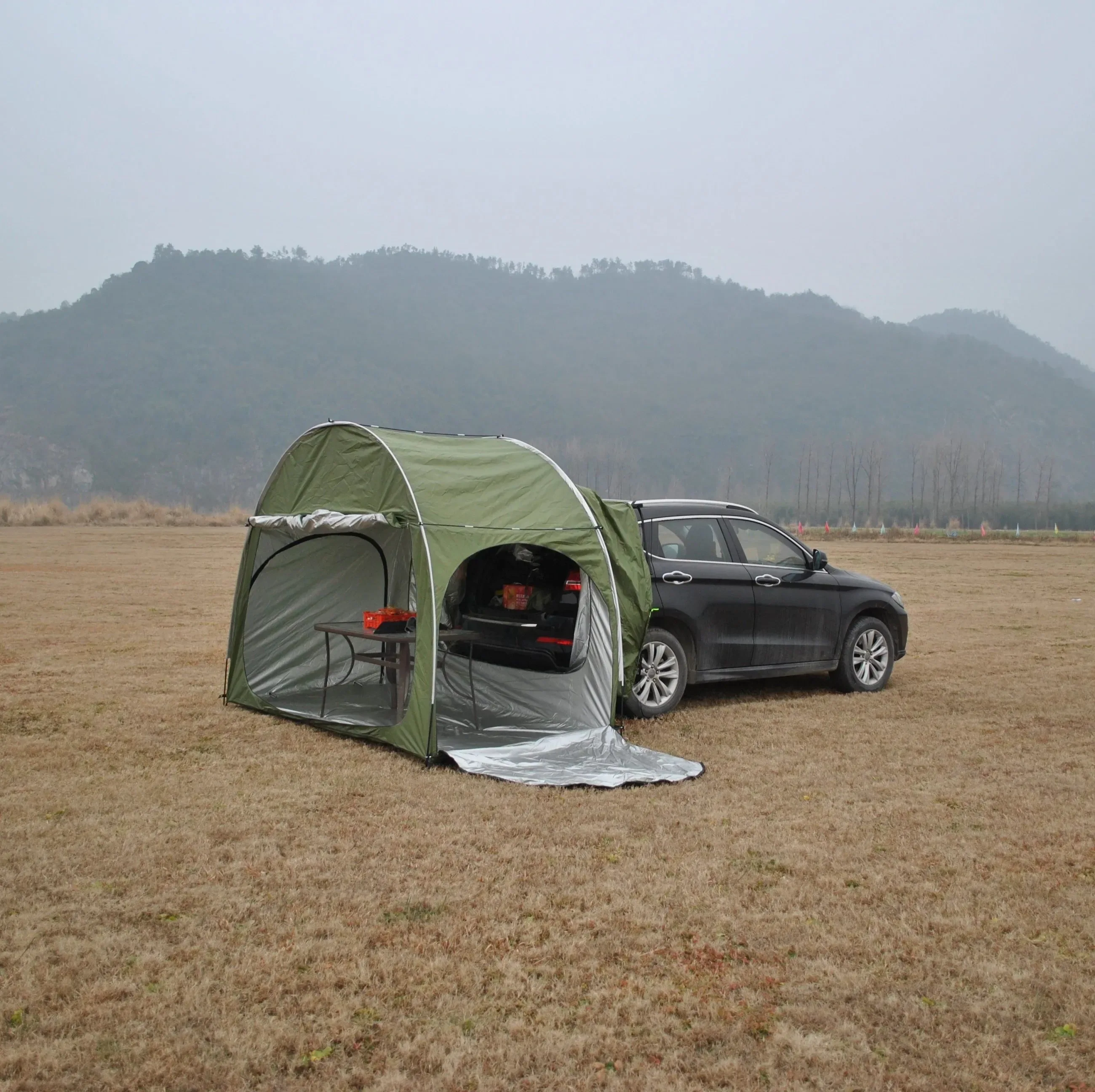 Natural CZX-553 Car Awning Sun Shelter – Portable Waterproof Rear Tent and storage Advanced