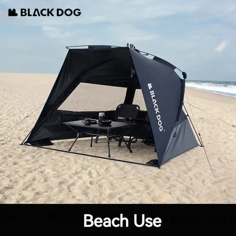 Reusable Naturehike Blackdog Automatic Sunshade Tent – 2-3 Person 3000mm Waterproof Quick Pop-Up Selected