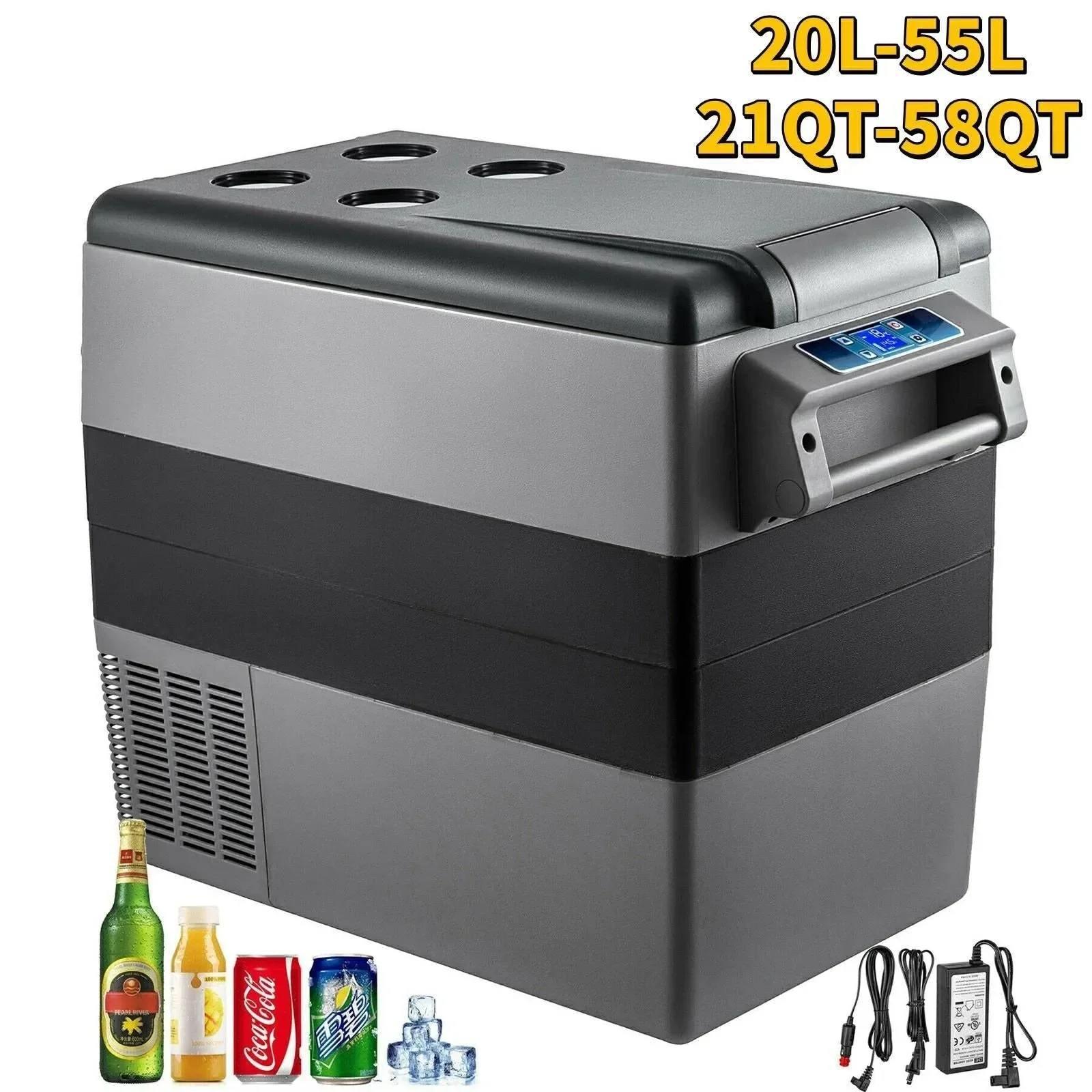 Environmentally Friendly VEVOR Portable Car Refrigerator – 20L 22L 35L 45L 55L Mini Fridge zer for Camping Effective