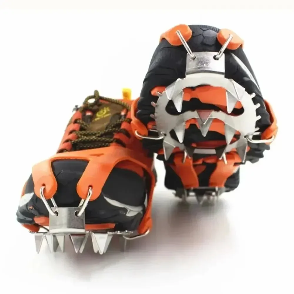 Proven Professional 18-Stud Climbing Crampons – Anti-Slip Ice Snow Traction Spikes Traditional