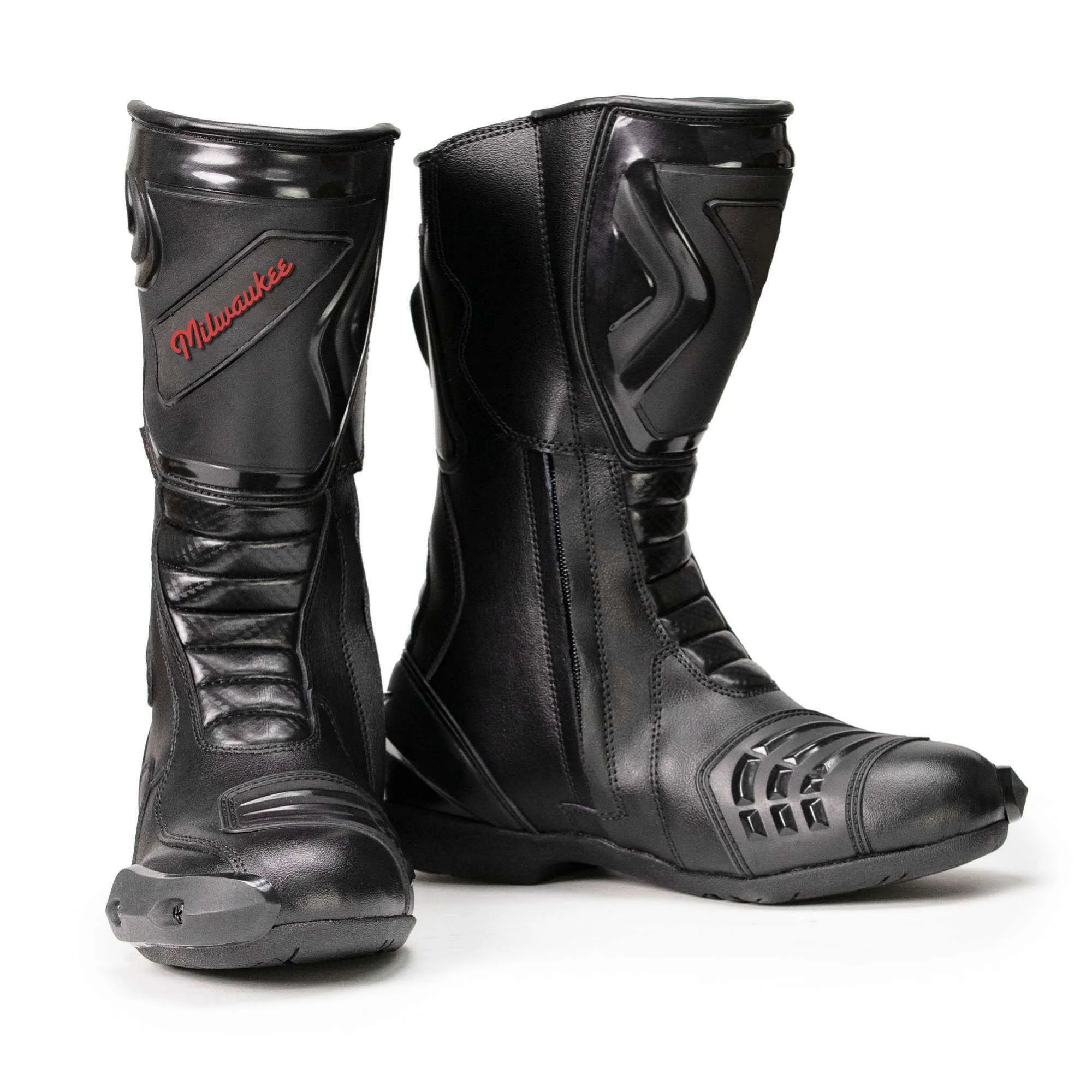 Specialty MMCC Men's Type-R Black Motorcycle Boots - MBM9181 Professional