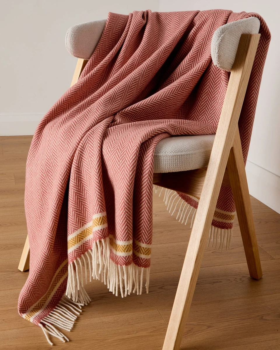 Elegant Foxford Inishcrone Cashmere and Lambswool Throw Carefully Designed
