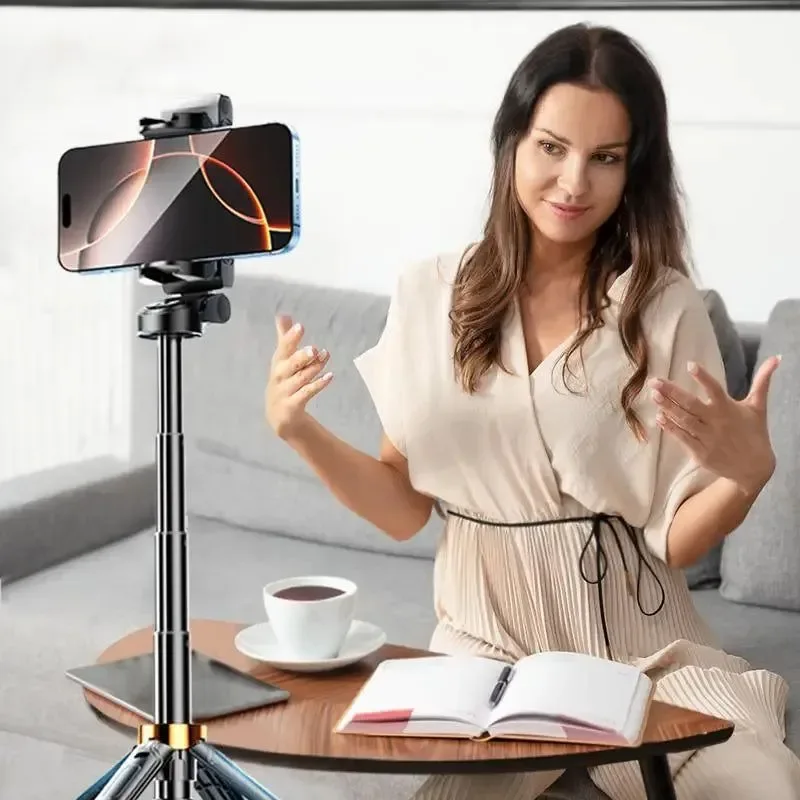 Professional 360° Rotating Selfie Stick Tripod with Wireless Remote Phone Holder Efficient