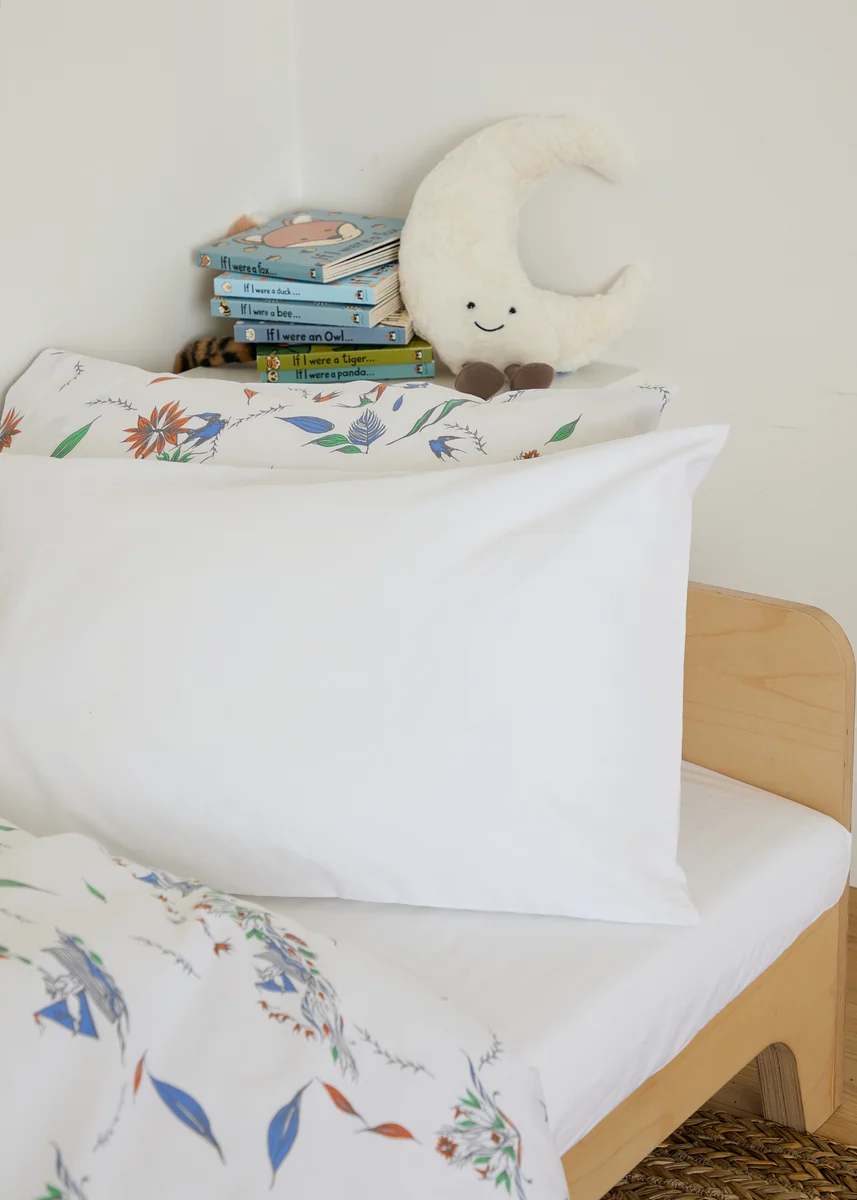 Classic Foxford White Toddler Pillowcase Stylish