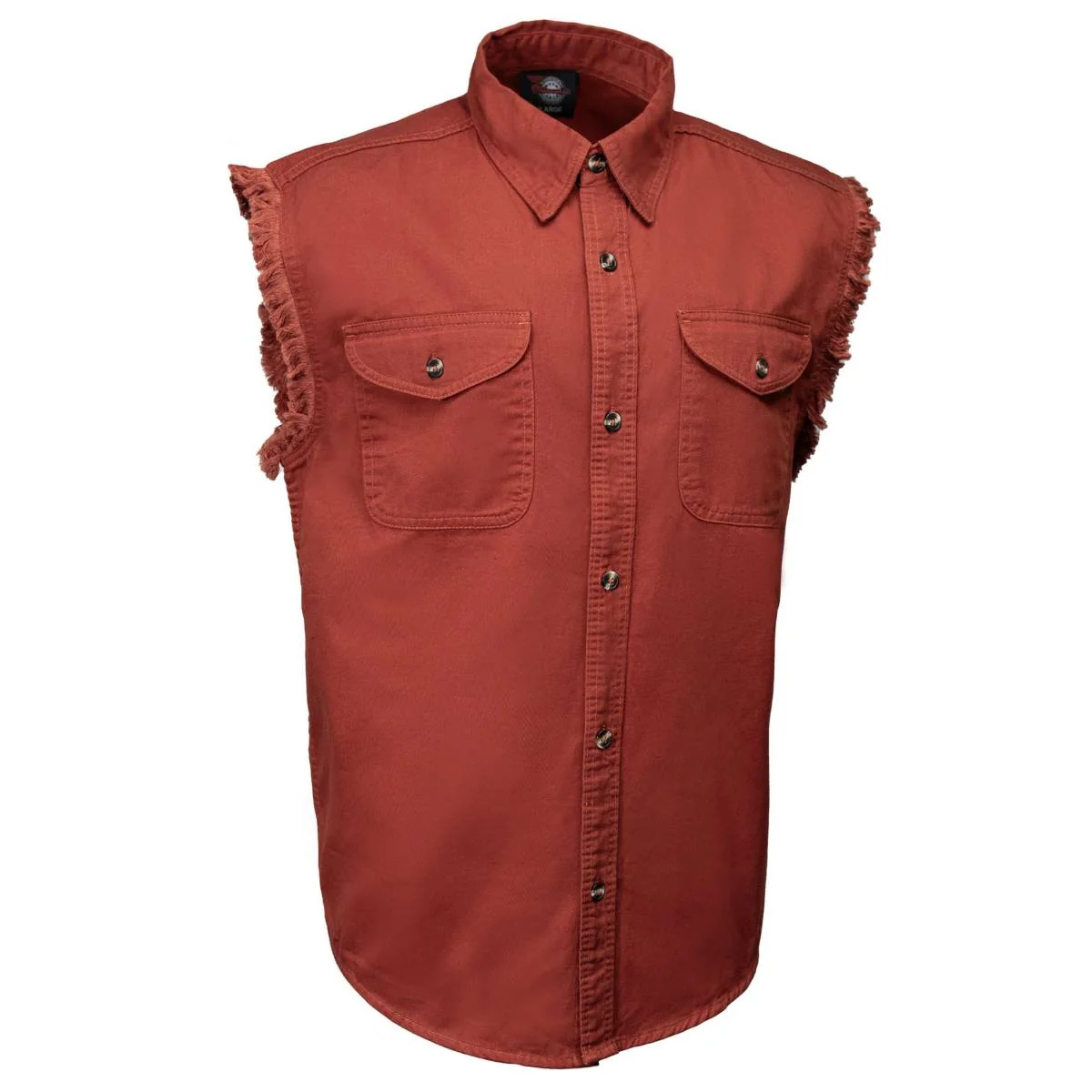 Carefully Designed MMCC Men's Rustline Cotton Sleeveless Work Shirt - MMC16015MMCC Rustline Sleeveless Cut-Off Work Shirt Excellent