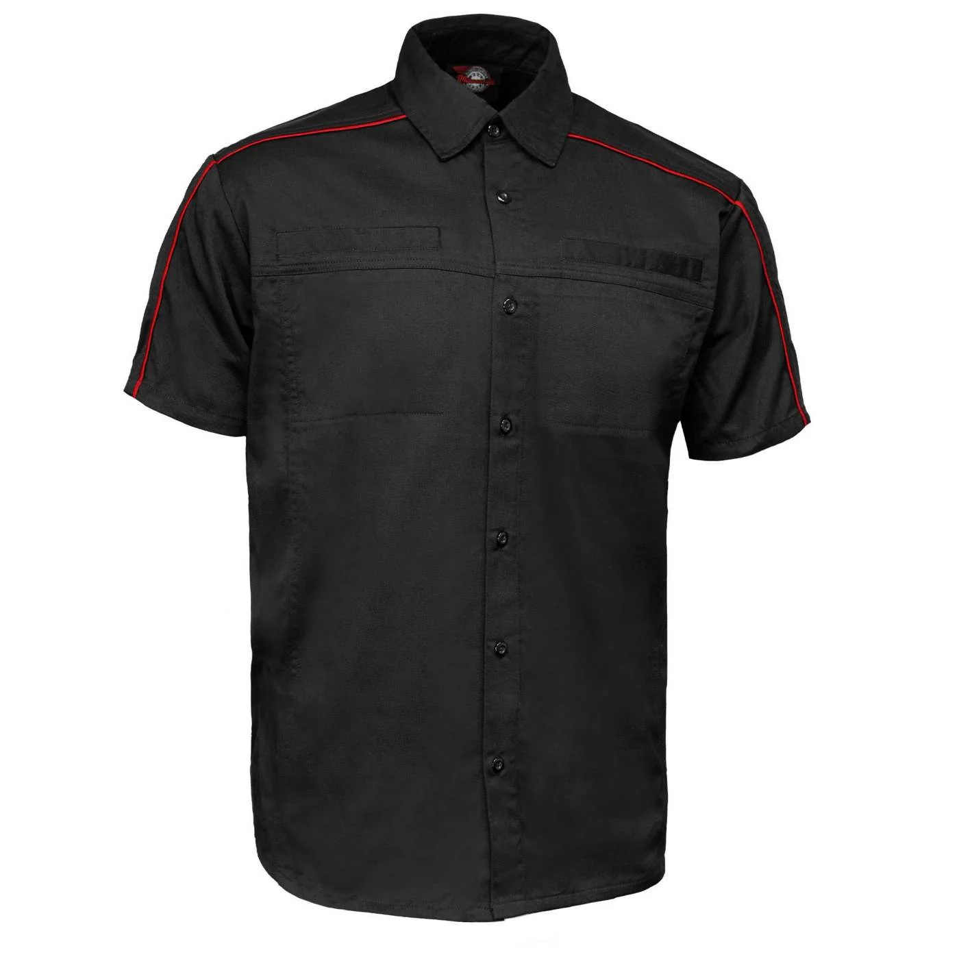 Responsible MMCC Men's Slipstream Black Red Cotton Mechanic Shirt - MDM11691MMCC Slipstream Mechanic Shirt Comfortable