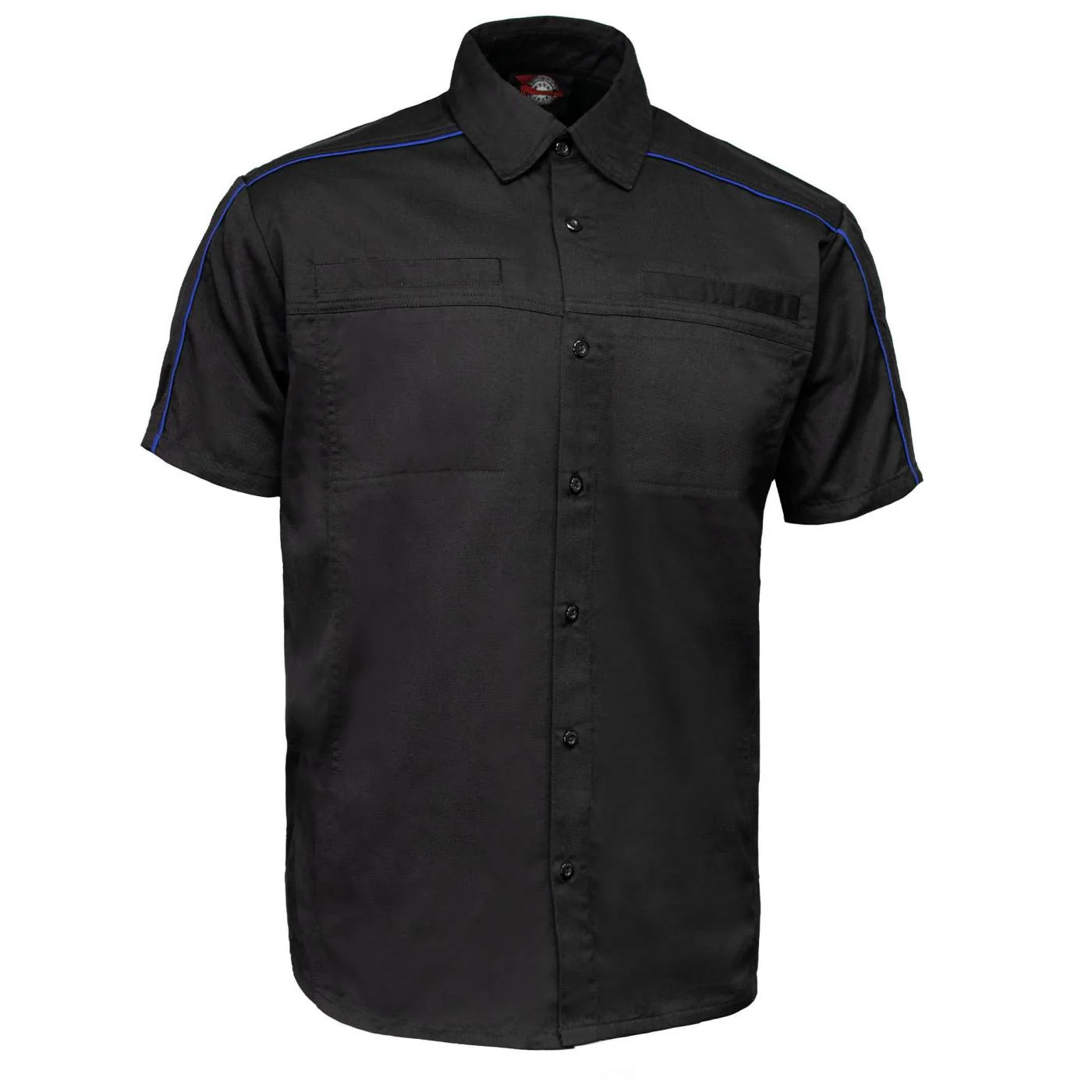 Versatile MMCC Men's Slipstream Black Blue Cotton Mechanic Shirt - MDM11692MMCC Slipstream Mechanic Shirt Consistent