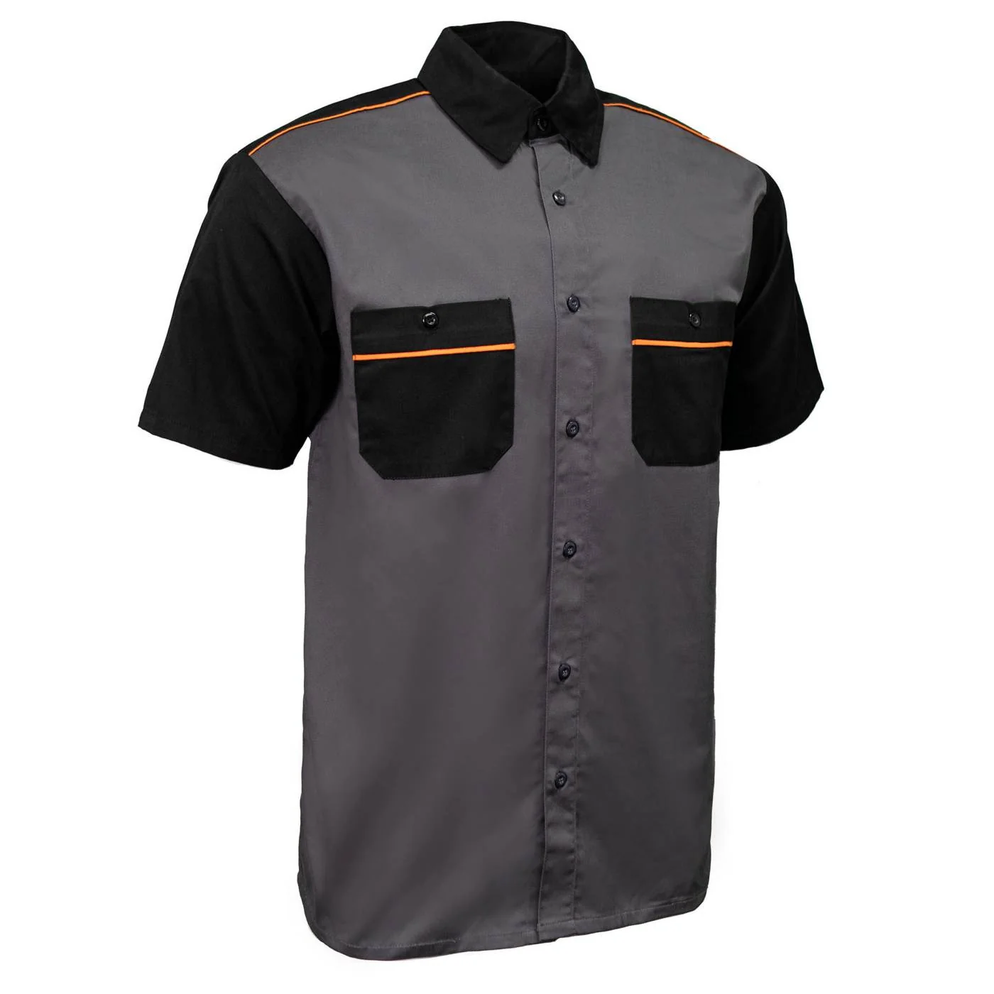 Premium Material MMCC Men's Switchgear Polyester Blend Mechanic Shirt - MDM11654MMCC SwitchGear Mechanic Shirt User-Friendly
