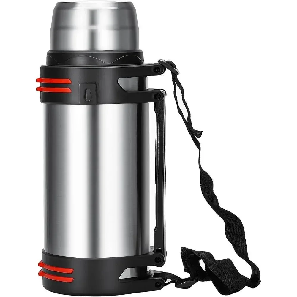 Trendy Large Capacity Stainless Steel Thermos Vacuum Insulated Water Bottle for Outdoor Travel Sports World-Class