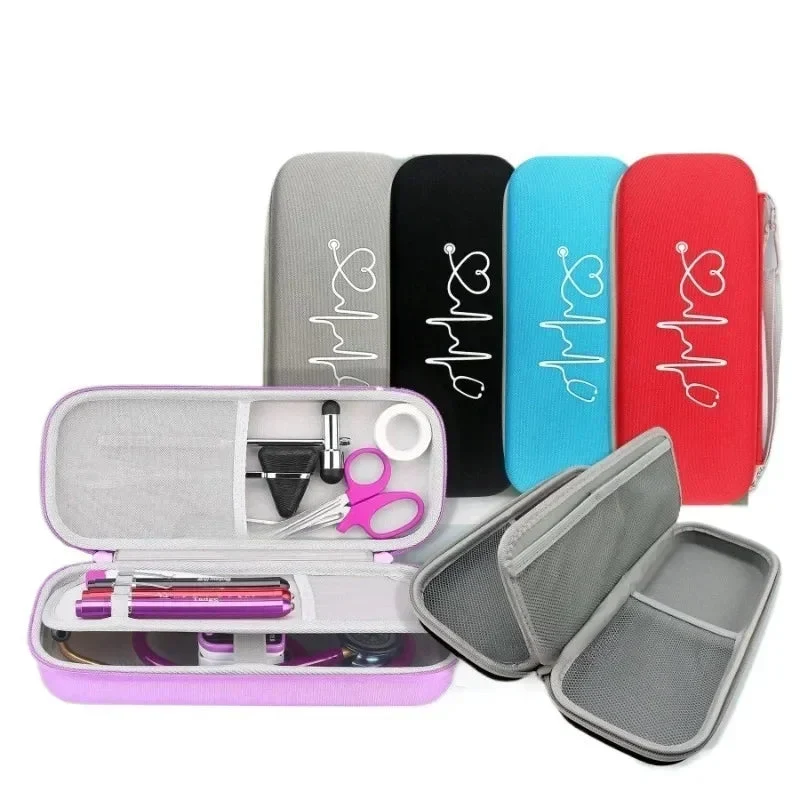 Flexible Portable Medical Storage Case – Hard Shell EVA First Aid Organizer for Stethoscope Emergency Supplies Luxury