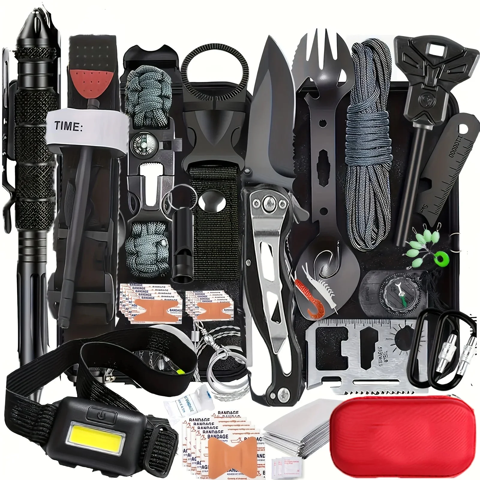 Modern 20-in-1 Survival Gear Kit – Emergency Equipment Set for Camping Hiking Outdoor Adventures Outstanding