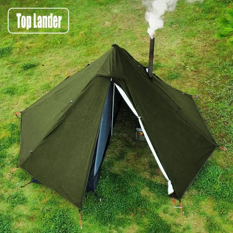 High-Quality Ultralight Hot Tent Chimney Port 1-Person 4-Season Winter Reusable