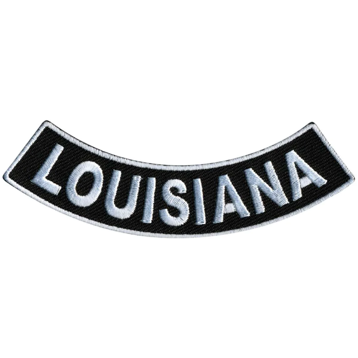 Innovative Hot Leathers Louisiana 4 X 1 Bottom Rocker Patch PPM5036 Fine Crafted