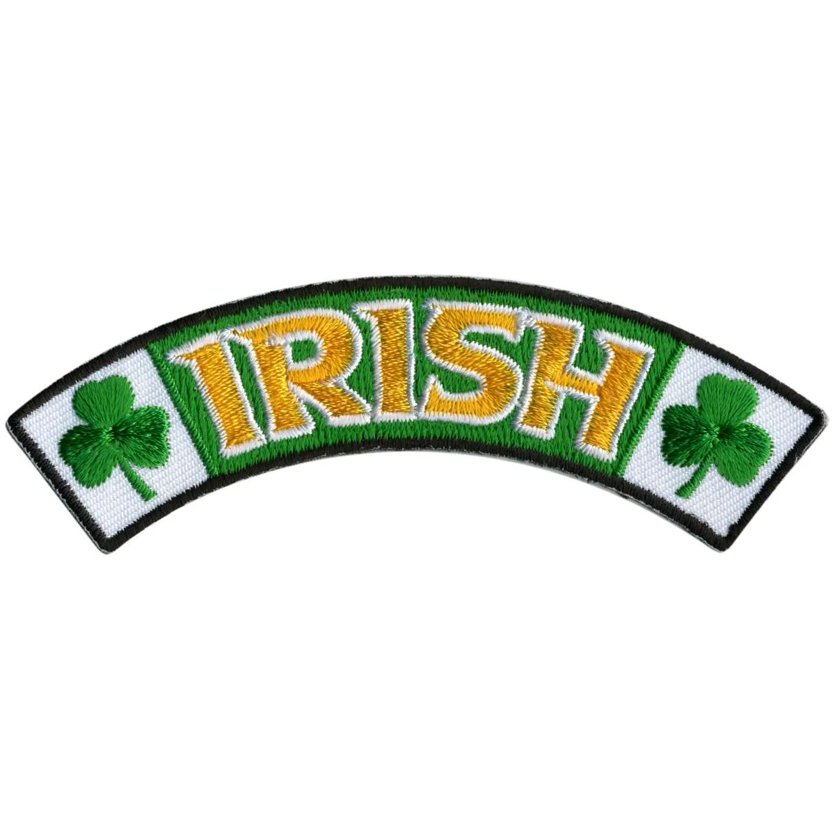 Prestigious Hot Leathers Irish 4 X 1 Top Rocker Patch PPM4138 Efficient