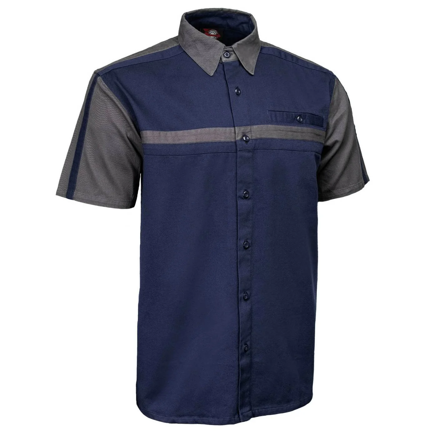 First-Class MMCC Men's Pit Line Polycotton Mechanic Shirt - MMC16027MMCC Pit Line Mechanic Shirt Excellent