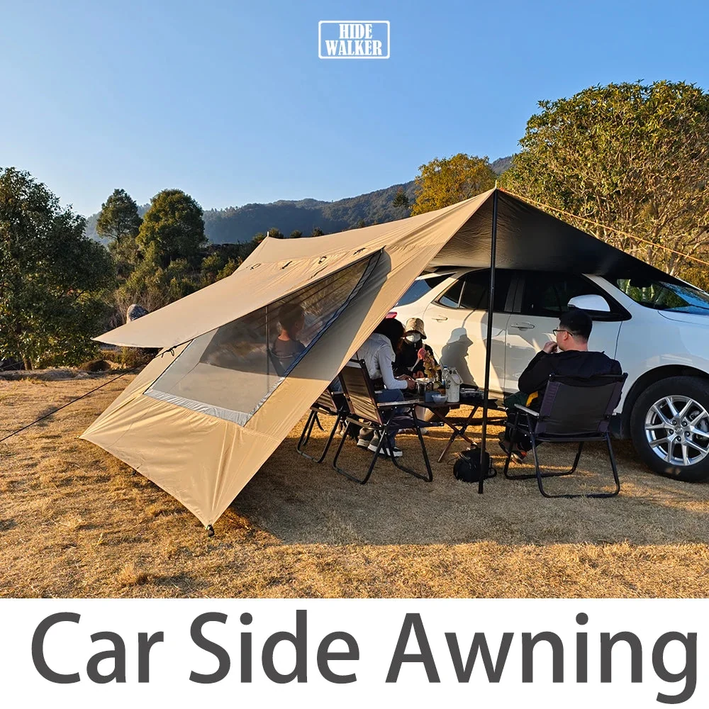 Clean Car Side Awning Tent 3x5 – Waterproof Black Coating Camping Tarp Canopy Car Side Awning Tent 3×5 – Waterproof Black Coating Camping Tarp Canopy First-Class