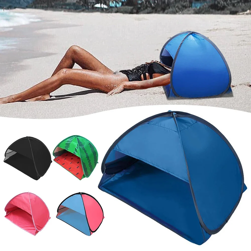 Functional Pop-Up Beach Head Tent with UV Protection – Portable Mini Sun Shelter for Beach Camping Outdoor Sunbathing Responsible