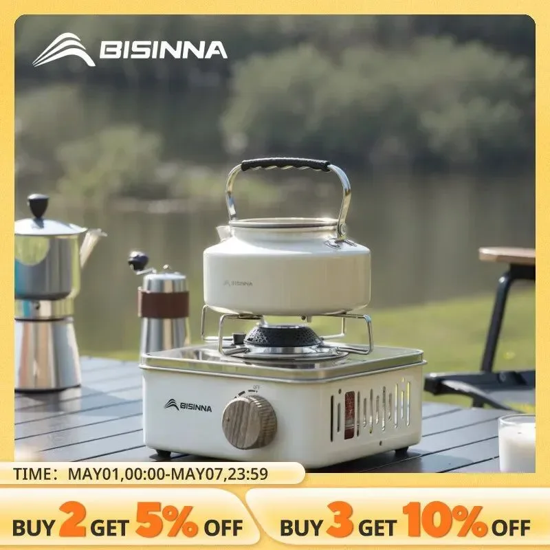 Superior Estufa de gas para camping horno de casete portátil de alta potencia para picnics al aire libre Easy-to-Use