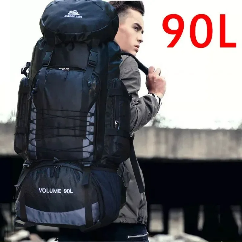 Consistent Mochila de viaje grande de 90 l mochila militar multifuncional para escalada senderismo y montañismo. Stylish