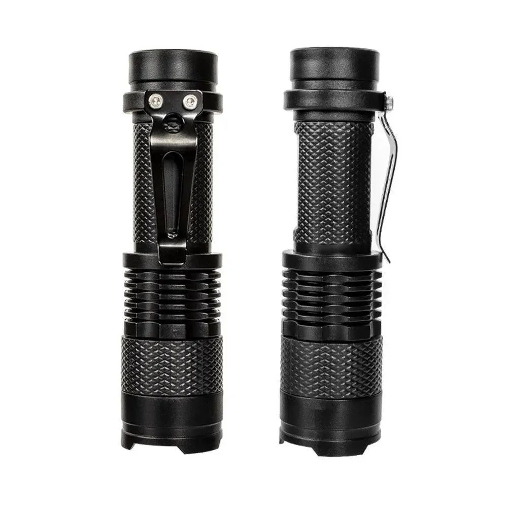 Premium Material Mini linterna táctica LED impermeable compacta y potente para viajes y campamentos al aire libre. Carefully Designed