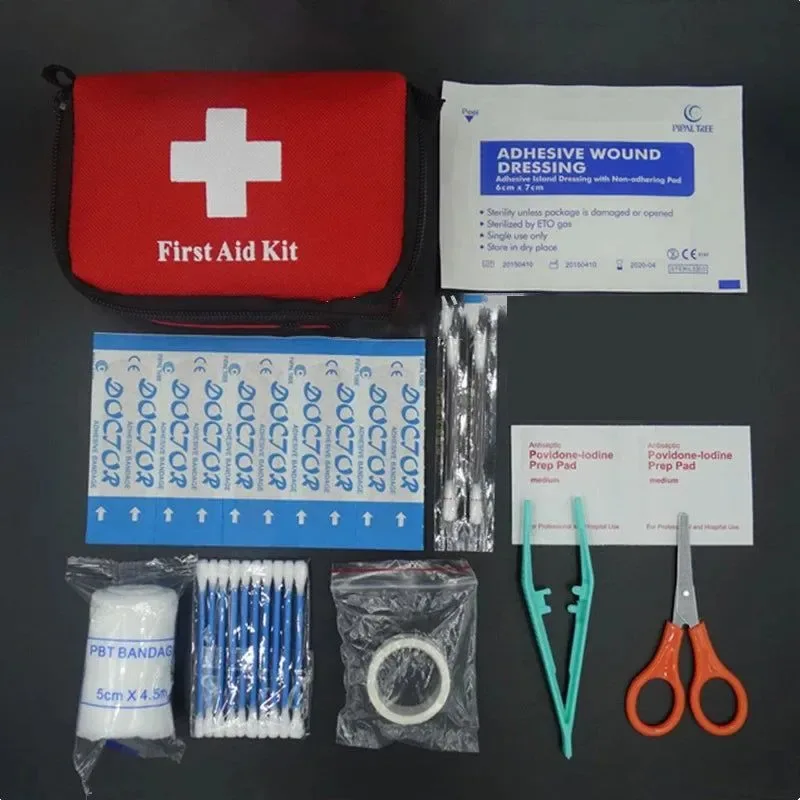 Safe Botiquín de primeros auxilios portátil para viajes bolsa médica de emergencia esencial para acampar al aire libre Luxury