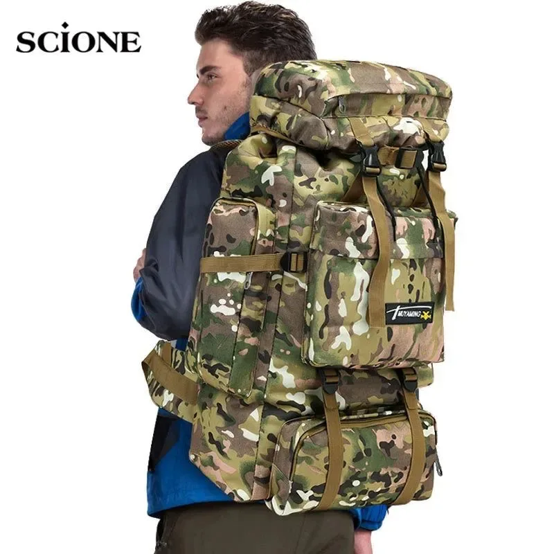Selected Bolsa táctica de camping de 70 l mochila militar para montañismo viajes y deportes al aire libre. Smart