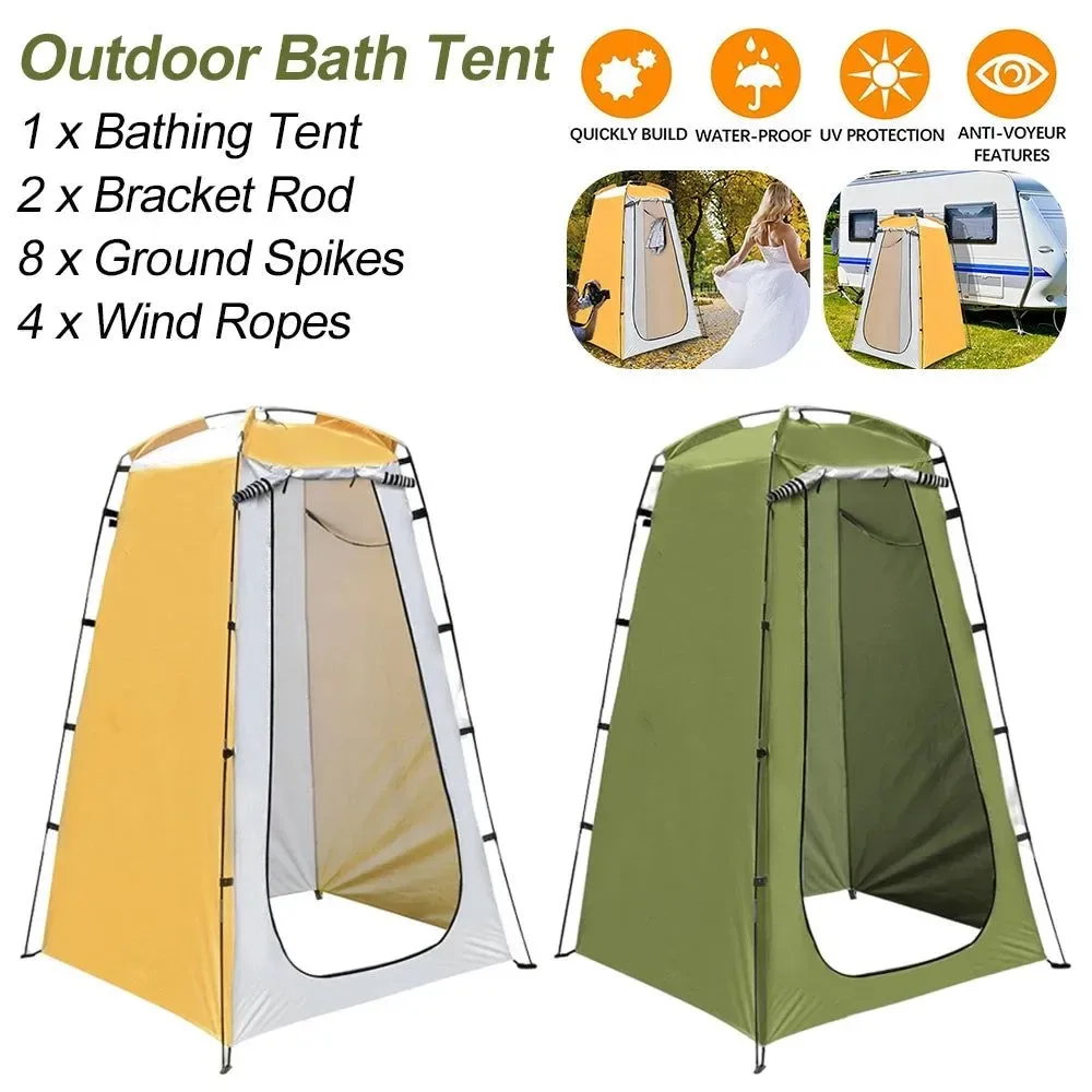 Reusable Tienda de ducha para exteriores con privacidad refugio impermeable para vestuarios camping senderismo baño móvil y privacidad en la playa. Dependable